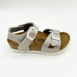Birkenstock Rio Kids Magic Galaxy Silver Sandals Narrow Fit