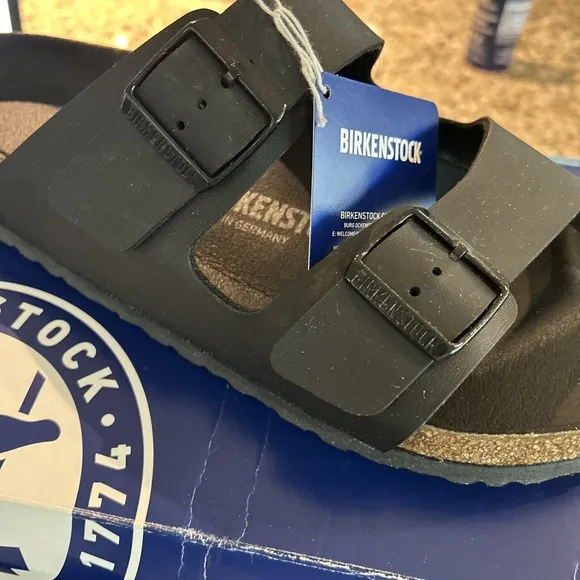 Birkenstock Sandals Men 13 (46) Arizona BS Regular Fit 1019098 - All Black New