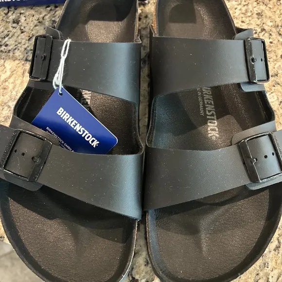 Birkenstock Sandals Men 13 (46) Arizona BS Regular Fit 1019098 - All Black New