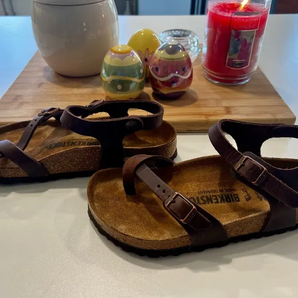 Birkenstock Taormina Habana Oiled Leather Sandals