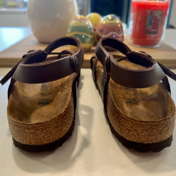 Birkenstock Taormina Habana Oiled Leather Sandals