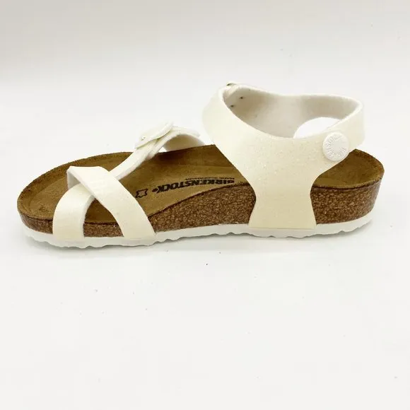 Birkenstock Taormina Kids BS Magic Galaxy White Sandals Narrow Fit