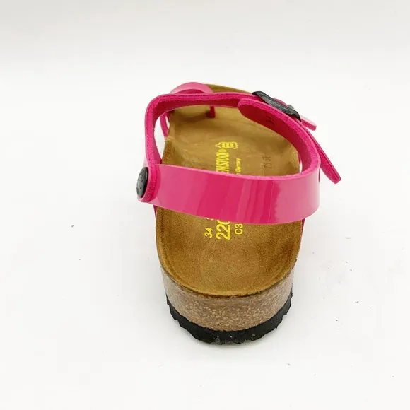 Birkenstock Taormina Kids Pink Birko-Flor Sandals Narrow Fit