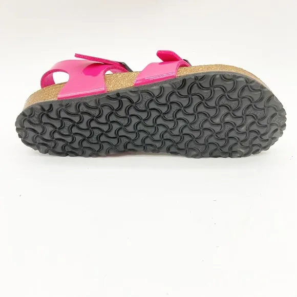 Birkenstock Taormina Kids Pink Birko-Flor Sandals Narrow Fit