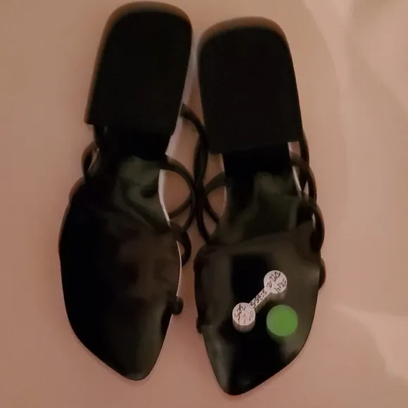 Black and White Women's Sandals