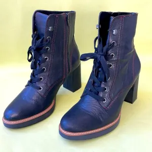 Black Naturalizer leaves boots