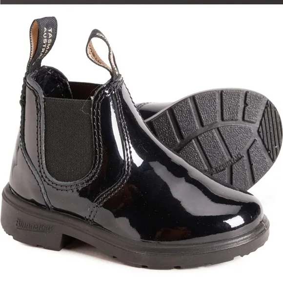 Blundstone Kids Black Chelsea Boots