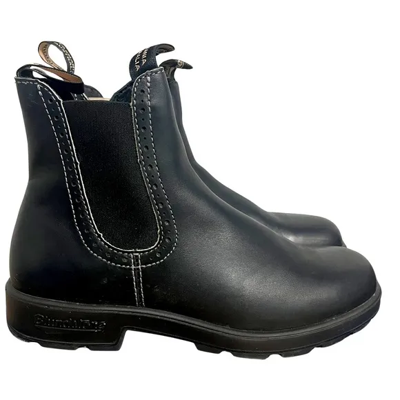 Blundstone Women’s Black Leather Boots High Top Size 10 US