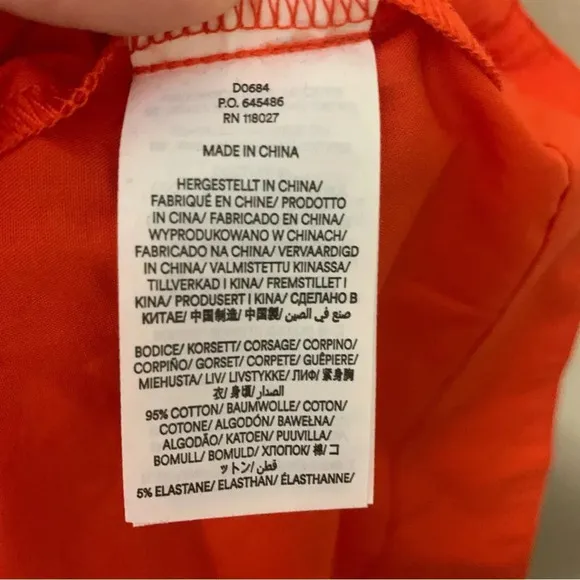 Boden Ribbed Halterneck Midi Dress in Orange Size 16 Size 18 NWT New