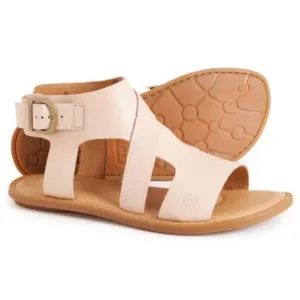 Born Marlowe Gladiator Sandals Leather Buckle Flats Natural Size 7 NEW