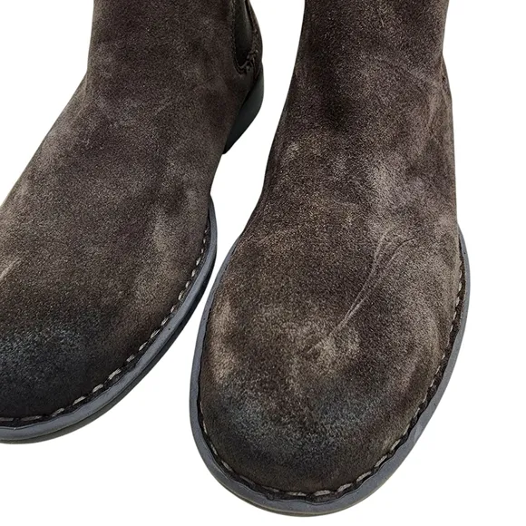 Born Men's Shane Suede Chelsea Boots Dark Brown - 8.5