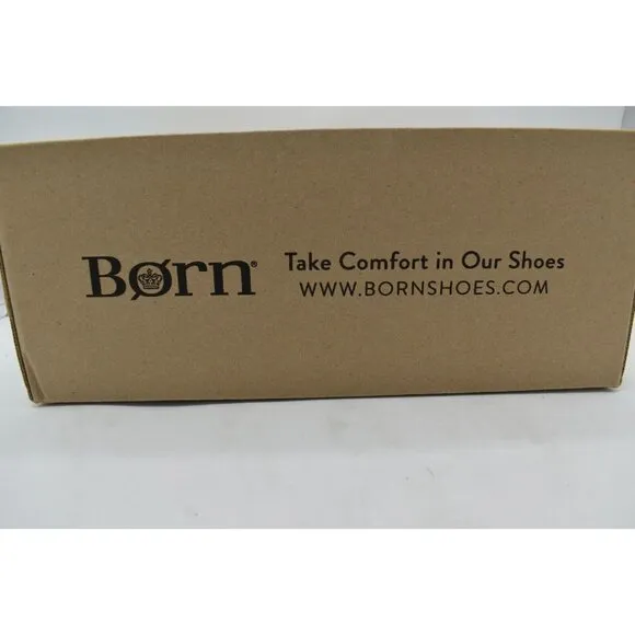 Born Mens Size 10 Dustin Taupe Distressed Leather Casual Shoes