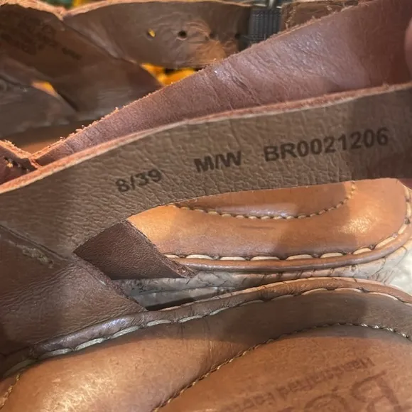 Born Women's Brown Laila Leather Sandals