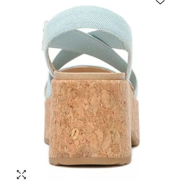 BRAND NEW DR SCHOLL'S FOREVER ORIGINAL PLATFORM ESPADRILLE WEDGE SANDAL