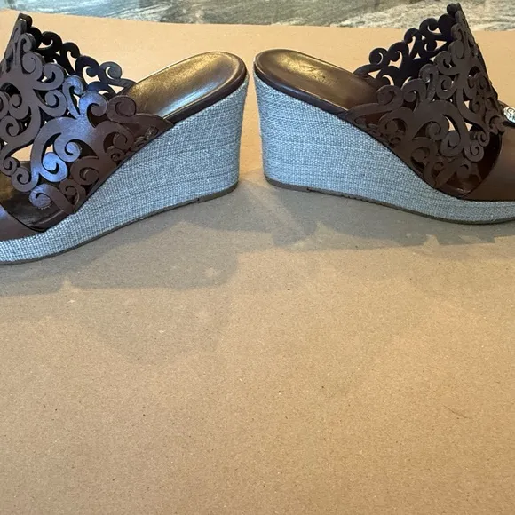 Brighton Diana Brown Leather Wedge