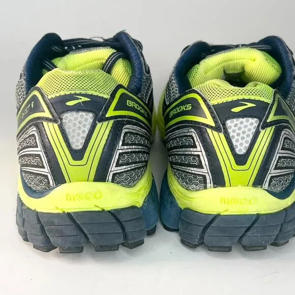 Brooks Ghost 6 Running Sneakers Shoes Grey Black Green Blue Silver Men 12.5