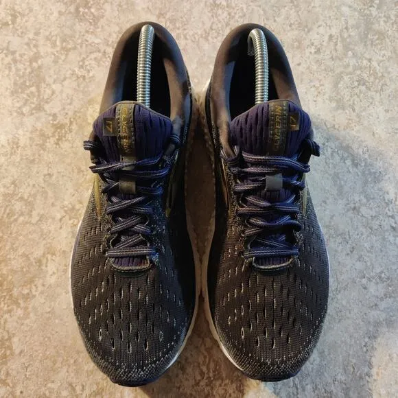 Brooks Glycerin 17 Mens Size 8.5 D Gray Running Shoes Gym Sneakers 1102961D048