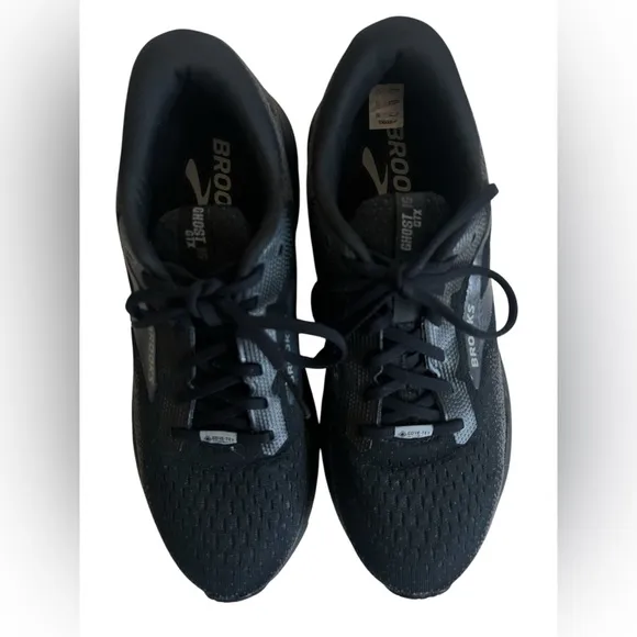 Brooks Mens Ghost 16 GTX Black Running &amp; Training Shoes Sneakers size 11.5