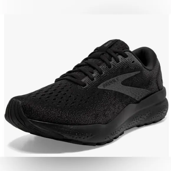 Brooks Mens Ghost 16 GTX Black Running &amp; Training Shoes Sneakers size 11.5