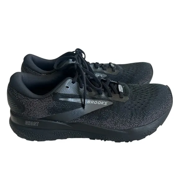 Brooks Mens Ghost 16 GTX Black Running &amp; Training Shoes Sneakers size 11.5
