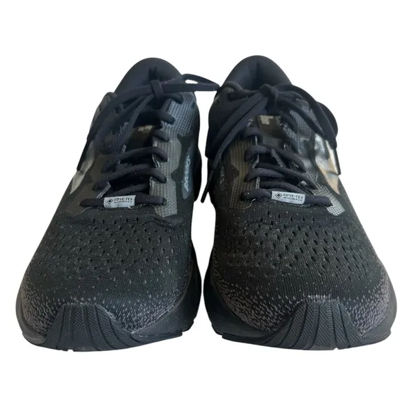 Brooks Mens Ghost 16 GTX Black Running &amp; Training Shoes Sneakers size 11.5