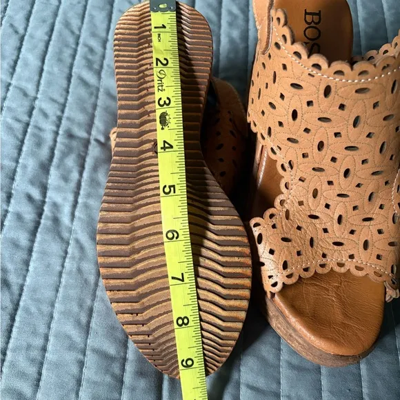Brown Wedge Sandals  THALYA BOSI size 8