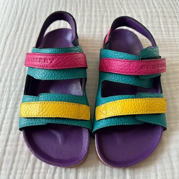 Burberry New Kids Multicolor Sandals