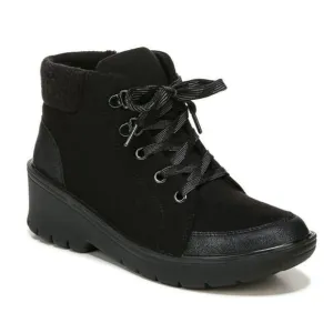 BZees Machine-Washable Lace-Up Booties- Brooklyn