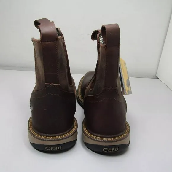 Cebu Mens BC Thunder Chelsea Boot Light Comfort Durable Performance Size 7.5