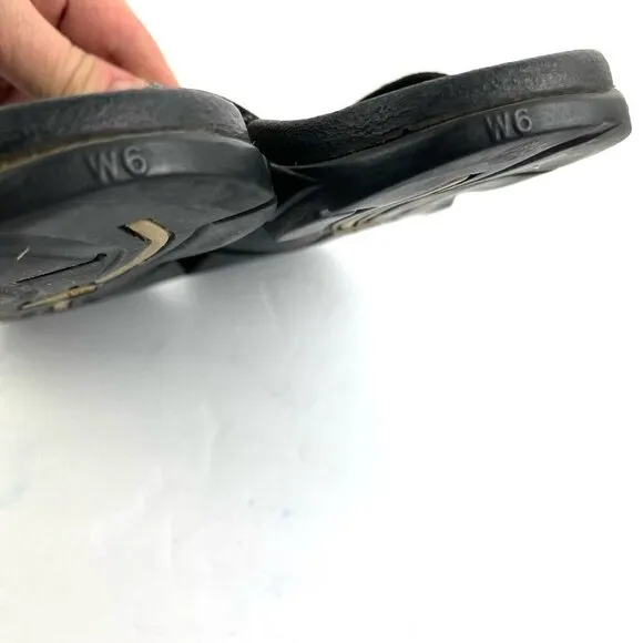 Chaco Flip Eco Tread Sandals 6 Black Outdoors Comfort Flip Flops Womens