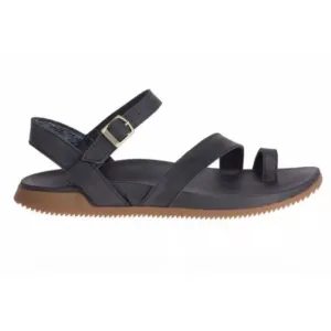 Chaco Tulip Leather Sandals in Black