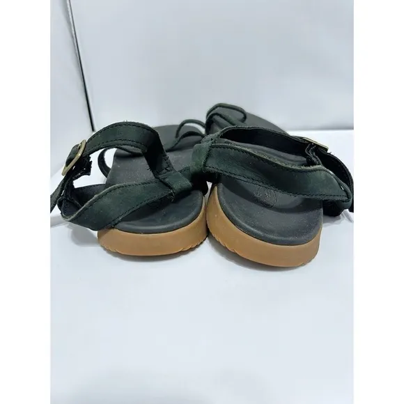 Chaco Tulip Leather Sandals in Black