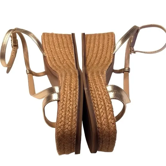 Chicos Carlina Wedge Espadrille Sandals NWT