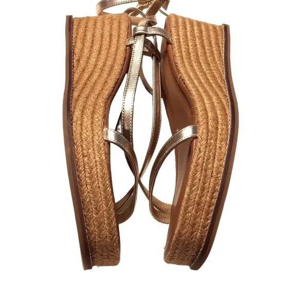 Chicos Carlina Wedge Espadrille Sandals NWT