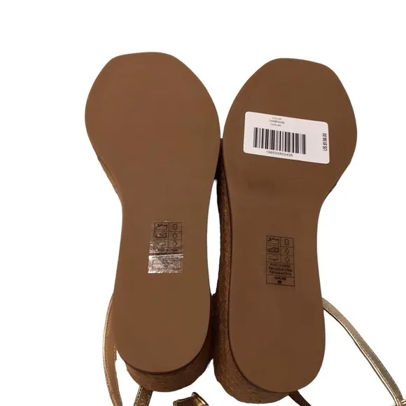 Chicos Carlina Wedge Espadrille Sandals NWT