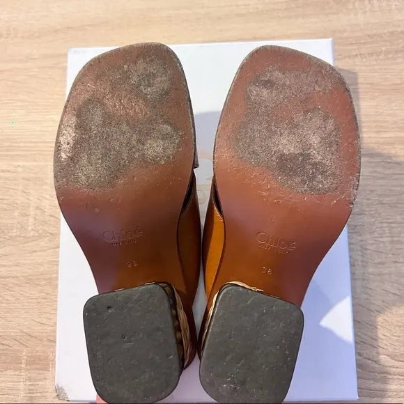 Chloe Laia Sandal Tan Ochre Delight