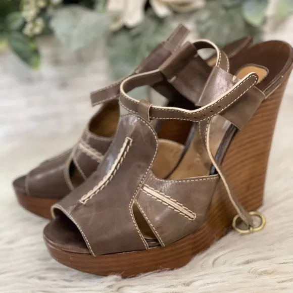 Chloe wedge sandals