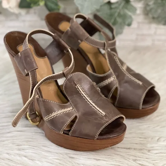 Chloe wedge sandals
