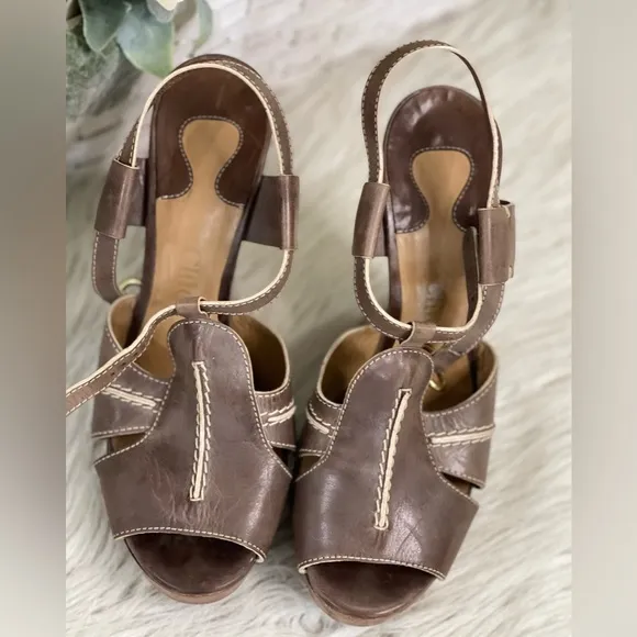 Chloe wedge sandals