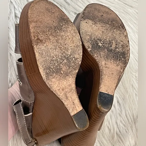 Chloe wedge sandals