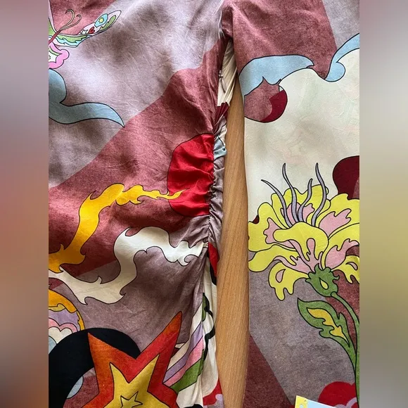 Chufy Zappa Maxi Dress in Trippy Vision size S