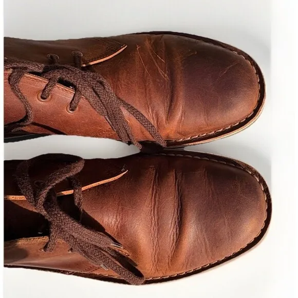 Clark’s Men’s Brown Leather Chukka Boots – Size 8.5