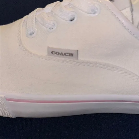 Classic White Coach Women's Sneakers