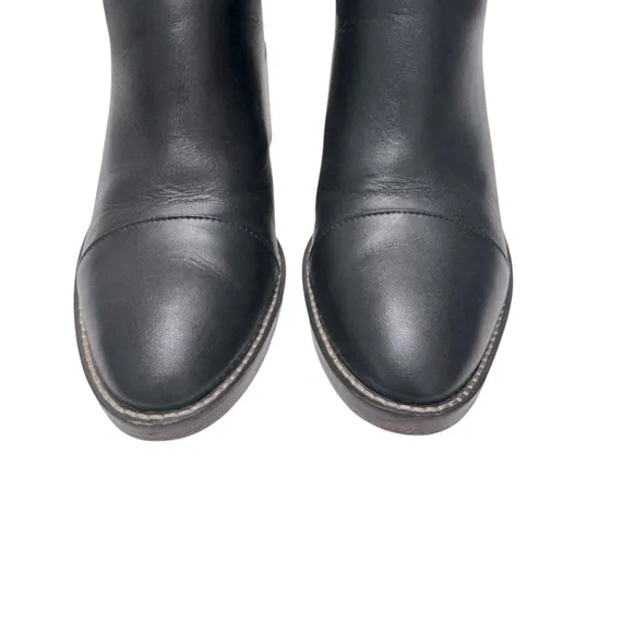 Cole Haan Ankle Boots Winnie Grand Waterproof Bootie Black Pointed Toe Sz 8