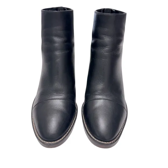 Cole Haan Ankle Boots Winnie Grand Waterproof Bootie Black Pointed Toe Sz 8