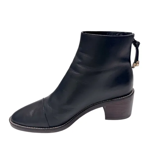 Cole Haan Ankle Boots Winnie Grand Waterproof Bootie Black Pointed Toe Sz 8