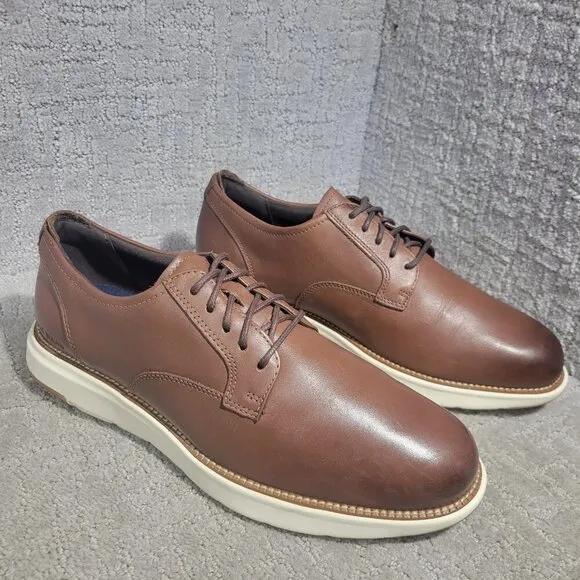 Cole Haan Grand Atlantic Men's Size 11M Brown Leather Casual Oxford Shoes C34853