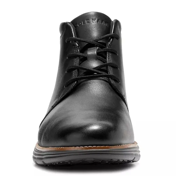 COLE HAAN MENS GRAND  ULTRA CHUKKA BOOT Black