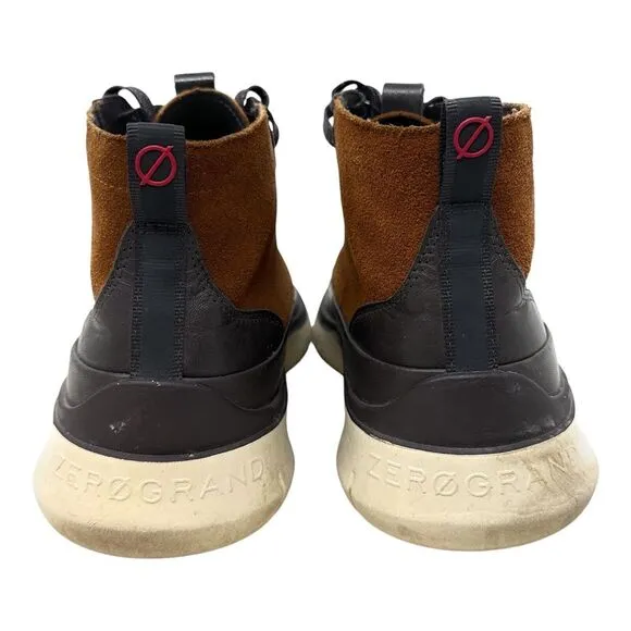 Cole‎ Haan Men's Size 13 Generation Zerogrand C32424 Hi Top Brown Suede Sneakers