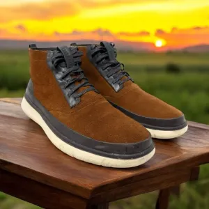 Cole Haan Men's Size 13 Generation Zerogrand C32424 Hi Top Brown‎ Suede Sneakers